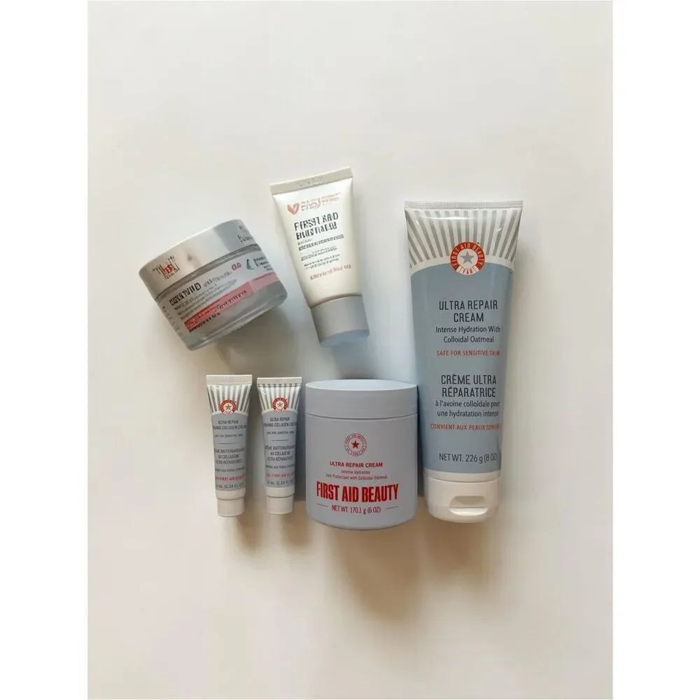 First Aid Beauty, FAB, Skincare Bundle (6 Pieces, New